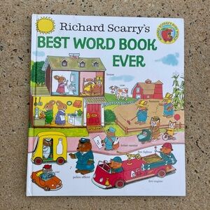 Richard Scarry's Best Word Book Ever - Illustrated Children's Hardcover